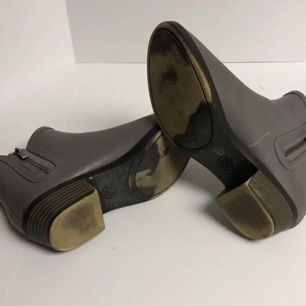 Lucky Brand Women’s Basel H20 Rain Boots Gray, Size 8 M